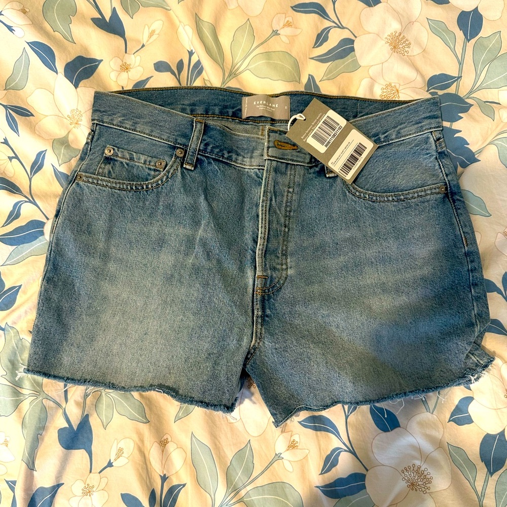 Everlane denim shorts size 28 NWT